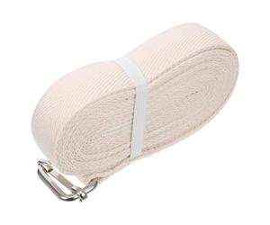 MOBUTOFU Cinturón Adecuado para Calentamientos Elástico Amarillo de Yoga de Algodón Práctico y Estiramientos Profundos para Ejercicios Diarios y Fisioterapia para Adultos