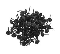 MOBUTOFU Clavos Decorativos para Muebles de Madera 100 Piezas de Hierro Negro para Tapicería y Fijaciones en Interiores