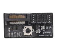 MOBUTOFU Concentrador de control de ventiladores para PC: Sistema de gestión de ventiladores PWM, divisor de refrigeración de PC de 4 pines - Accesorio de refrigeración para chasis de ordenador