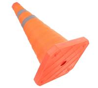 MOBUTOFU Conos de Seguridad Vial Plegables de Tráfico Naranja Base Estable y Material Plástico para Escuelas y Eventos Deportivos