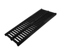 MOBUTOFU Cubierta de Drenaje de Plástico Negro para Zanja y Alcantarillado, Fácil de Usar y Reemplazar, Accesorio Resistente para Trincheras Exteriores