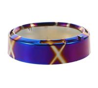 MOBUTOFU Cubierta para Tacómetro de 60mm en Plástico Azul Rendimiento Antirreflejo Compatible para Decoración Interior de Coche y Camión