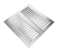 MOBUTOFU Cubierta Rejilla Resistente a Condiciones Climáticas Duras de Acero Inoxidable de Ventilación Instalación DIY para Aire Acondicionado para Fiesta Verano