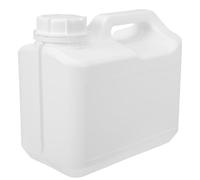 MOBUTOFU Cubo de Plástico Blanco de 2.5l con Tapa Hermética y Sellado Seguro para Almacenamiento Industrial y Trabajos al Aire Libre