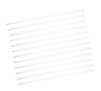 MOBUTOFU de 30 Cm Superficie Lisa de Sólido Transparente 12 Varillas Agitadoras para Acelerar Disolución en y Escolares Reutilizable