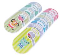 MOBUTOFU Divisores para Ropa de Plástico Dibujos Mixtos, 12 Piezas para Organizar Armarios de Ñiño y Facilitar la Clasificación por Talla, Uso Doméstico y Comercial Varios estilos