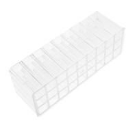 MOBUTOFU Estante para Pintalabios y Herramientas de Manicura 27 Ranuras, Soporte Transparente para Uso en Salón y Hogar