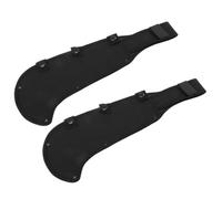 MOBUTOFU Funda Protectora para Cuchillo Agrícola de Tela Oxford Negra, 2 Piezas, Funda Portátil para Cortadora de Cimitarra, Resistente y Práctica, Adecuado para Jardinería y Camping