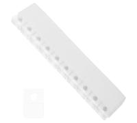 MOBUTOFU Ganchos Autoadhesivos Redondos de PVC Transparentes 500 Unidades para Colgar Productos en Tiendas y Expositores de Venta