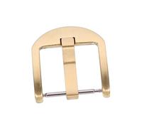 MOBUTOFU Hebilla de Reloj Profesional de Cobre Resistente al Desgaste, Diseño Sencillo y Estructura Razonable para Correas de Reloj Doradas Fáciles de Usar