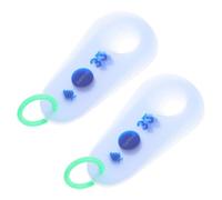 MOBUTOFU Herramienta de Medición de Diámetro de Fruta 2 Piezas Regla de Calibre de Plástico para Clasificación Fácil en Producción Agrícola