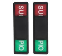 MOBUTOFU Indicador de Señal de Limpieza Magnético para Lavavajillas, 2 Piezas de Abs, Multiusos, Señal Claro Limpio y Sucio para Hotel y Hogar