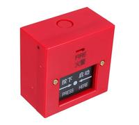 MOBUTOFU Interruptor de Alarma de Emergencia Manual Botón Reiniciable y Respuesta Rápida para Sistemas de Protección contra Incendios en Situaciones de Emergencia