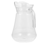 MOBUTOFU Jarra de Agua Fría Acrílica de 1,5 L con Vertedor Transparente, Tapa Hermética Anti-derrames, Recipiente para Jugo y Bebida para Nevera, Adecuado para Camping y Reuniones