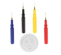 MOBUTOFU Juego de Herramientas Lubricantes para Reparación de Relojes, Bolígrafo Engrasador de Precisión Punta Fina, Plato de Aceite Antidesbordamiento, Kit Portátil para Relojeros