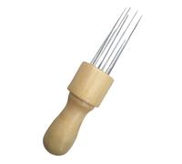 MOBUTOFU Kit de Fieltrado con Aguja de 8 Agujas Fácil de Usar Herramientas de Fieltro de Madera y Metal para Manualidades DIY para Principiantes en Lana