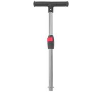 MOBUTOFU Mango de empuje extraíble para carrito, extensor de manillar universal para cochecito de 4 ruedas, barra metálica de liberación rápida, accesorio para carrito para compras y picnics.