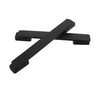 MOBUTOFU Manija de Plástico Negra para Maleta 2 Piezas Repuesto Empuñadura Resistente Accesorios de Equipaje para Maletas de Viaje Sistema de Cambio Rápido Ergonomicá para Transporte
