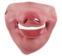 MOBUTOFU Máscara de Hocico de Cerdo de Látex para Fiestas y Disfraces, Accesorio Seguro y Llamativo Diseño Realista y Divertido para Cosplay
