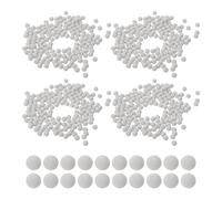 MOBUTOFU Material Abrasivo Cerámico para Pulir Joyería Plateada, Gránulos Redondos Blancos de 1000g para Limpieza y Eliminación Suave de Rayaduras en Máquina de Pulido
