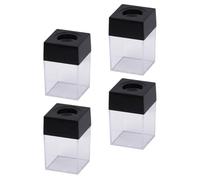 MOBUTOFU Organizador Magnético 4 Cajas de Almacenamiento de Clips de Papel y Chinchetas para Escritorio de Plástico para Oficina y Objetos Pequeños
