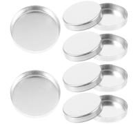 MOBUTOFU Paleta de Sombras de Ojos Vacía de Aluminio para Maquillaje, Ligera y Reutilizable, 30 Piezas para Niñas y Mujeres, Contenedores Pequeños y Portátiles