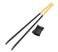 MOBUTOFU Palillos chinos largos de silicona para cocinar y comer, resistentes a altas temperaturas, sin rebabas, ideales para Hot Pot