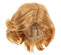 MOBUTOFU Peluca Corta para Hombre Rubia de Cabello Sintético, 1 Unidad para Disfraces de Halloween y Eventos Sociales, Cómoda Aspecto Natural