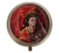 MOBUTOFU Perfume Sólido para Dama 12g Fragancia de Sándalo, Bálsamo Portátil y Duradero, Diseño Vintage Atractivo Adecuado para Uso Diario y Viajes