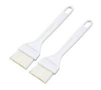 MOBUTOFU Pincel para Aceite de Barbacoa y Hornear de Cocina, 2 Piezas, Cerdas que No se Caen, Fácil de Limpiar, Adecuado para Pollo y Pasteles en Parrilla o Sartén