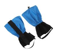 MOBUTOFU Polainas Impermeables para Senderismo y Desierto, Cubre Botas Unisex Talla Estándar, Protección contra Arena y Nieve, Color Azul Claro, Resistentes y Cómodas para Trail Running