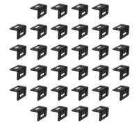 MOBUTOFU Protector de Esquinas y Correas para Palets 100 Piezas Plástico Duradero para Protección en Transporte y Almacenamiento