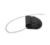 MOBUTOFU Riñonera Negra de Pu Estilo Retro para Guardar Relojes de Bolsillo, Ligera y Conveniente para Viajes y Negocios, Almacenamiento Clasificado en 1 Set