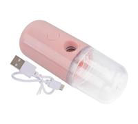 MOBUTOFU Rociador Hidratante Facial, Pulverizador de Niebla Nanométrico Portátil, 150 Mah, Rosa, Abs y Pc, Interfaz Usb, para Hidratación y Humidificación Facial Color Color Aleatorio