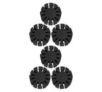 MOBUTOFU Separador de Flechas de Esponja Eva Negro 6 Piezas, Soporte Organizador para Equipo de Tiro, Protector de Ejes y Cabezas, Accesorio para Carcaj y Almacenamiento al Aire Libre