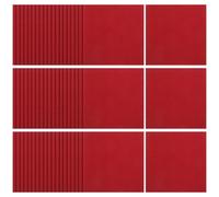 MOBUTOFU Servilletas Desechables de Papel Rojo Elegantes y Cómodas para Usar 150 para Fiestas de Vino y Mesa de Comedor
