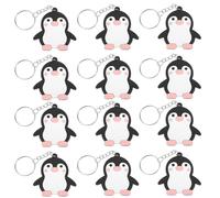 MOBUTOFU Set de 24 Llaveros de Pingüino, Adornos Kawaii para Mochilas y Regalos Navideños para Fiestas Temáticas de Animales
