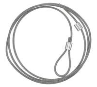 MOBUTOFU SOGA de Fijación para Redes de Baloncesto 3 MM Alambre de Acero Recubierto Hebilla de Aluminio, Accesorio para Canastas en Juegos Recreativos y Profesionales