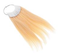 MOBUTOFU Tabla de Prueba de Color de Cabello Humano Real, 30 Muestras para Técnicas de Tinte y Aplicación en Salones de Estilismo