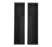 MOBUTOFU Tiradores Invisibles Diseño Simple para Puertas de Armario de Aleación de Zinc, 2 Piezas y Tacto Cómodo para Abrir y Cerrar Puertas de Armario