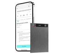 Mobvoi TicNote - Grabadora de Voz IA 64GB con Memoria, Estuche, Control por App, 100+ Idiomas con IA “Shadow“, Grabadora Digital para Llamadas, Clases y Reuniones