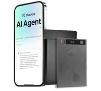 Mobvoi TicNote Grabadora de Voz IA, Transcripción 600 Min, Resúmenes | Leading AI LLM, Resumen AI, 64GB, hasta 25 Horas, 120+ Idiomas, Llamadas Clases Entrevistas, Grabación Dual, con Funda