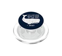 Moby Dick | Herman Melville | Funny Retro Sperm Whale PopSockets PopGrip para MagSafe
