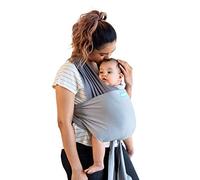 Moby Easy Baby Wrap - Portabebés para recién nacidos a niños pequeños, portabebés perfecto para mamá y papá, ajustable para todos los tipos de cuerpo, puede llevar bebés de hasta 15 kg