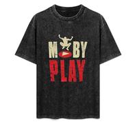 Moby Play T-Shirt Unisex Black tee L