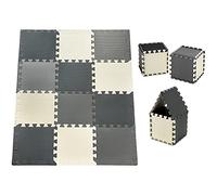 Moby-System Alfombra con Rompecabezas para bebés, 120 cm x 90 cm x 1,2 cm, Alfombra de Juego, inodora, Grande, para niños y niñas, sin sustancias nocivas