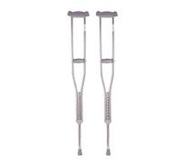 MObyat Andador para Ancianos,Bastón, muleta, axila Engrosada, muletas Dobles, Andador para Personas Mayores de Acero Inoxidable, 2 Piezas L, 1 Pieza, Grande