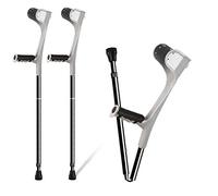 MObyat Andador para Ancianos,Bastón, muletas Plegables para antebrazo para Adultos, muleta médica Plegable portátil para Brazo, Andador de Codo de aleación de Aluminio Ligero Ajustable en Altura, g