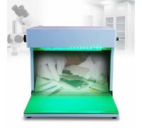 MObyat Campana De Flujo Laminar Vertical, Mesa De Trabajo Portátil para Sala Limpia con Flujo Laminar Y Ajuste De Brillo Led, Filtración De 3 Capas, Elemento Filtrante Extraíble, para Reparación De