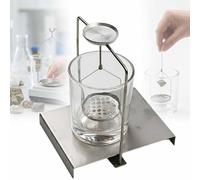 MObyat Kit De Determinación De Densidad De Laboratorio, Marco De Gravedad Específica para Pesaje Hidrostático con Acero Inoxidable, Ensayos No Destructivos, para Muestras Sólidas Y Líquidas,